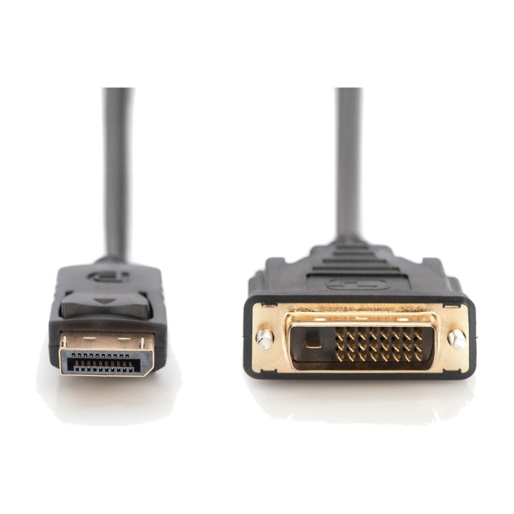 DIGITUS DisplayPort to DVI-D adapter cable with locking