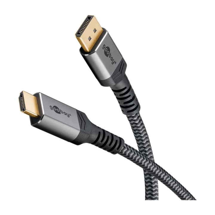 GOOBAY DisplayPort to HDMI adapter cable PLUS 4K 60HZ 1M