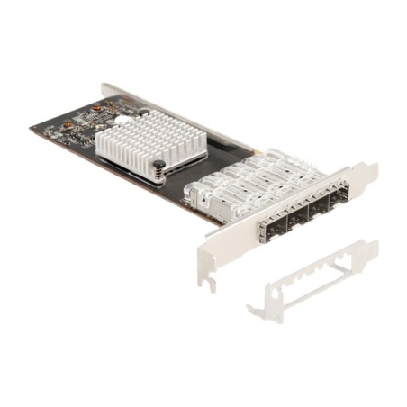 tarjeta de red pcie con 4 puertos sfp x4-gigabit intel i350 88342