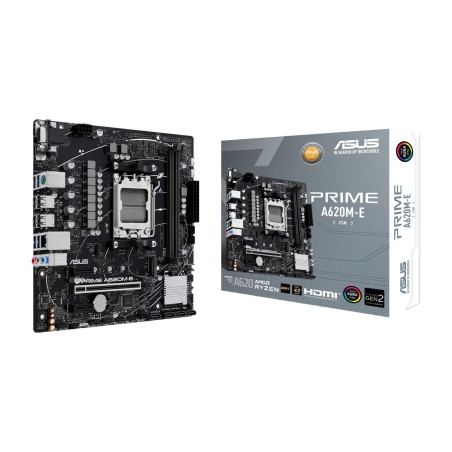 micro atx motherboard for amd prime a620m-e-csm am5 ddr5
