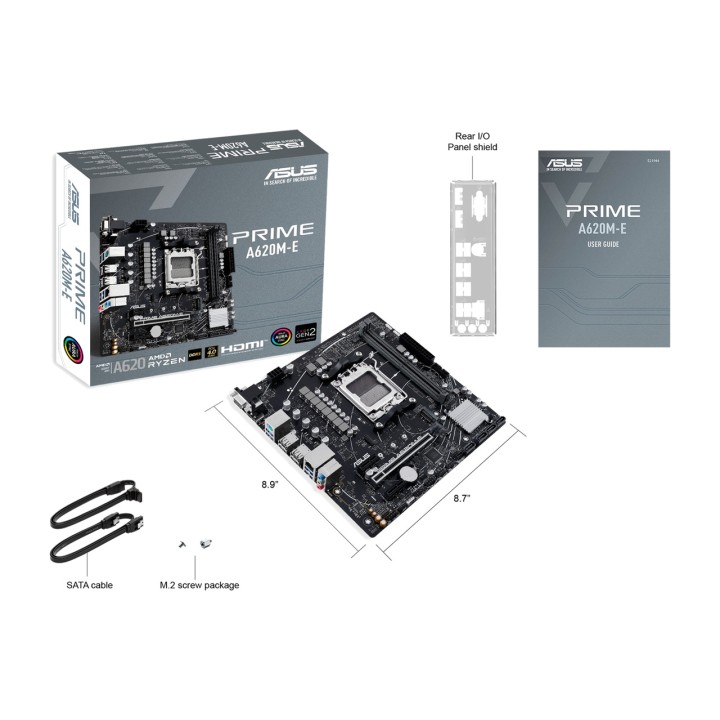 ASUS Placa base micro ATX para AMD PRIME A620M-E-CSM AM5