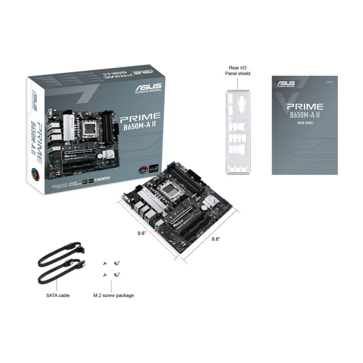 ASUS Micro ATX motherboard for AMD PRIME B650M-A II-CSM AM5