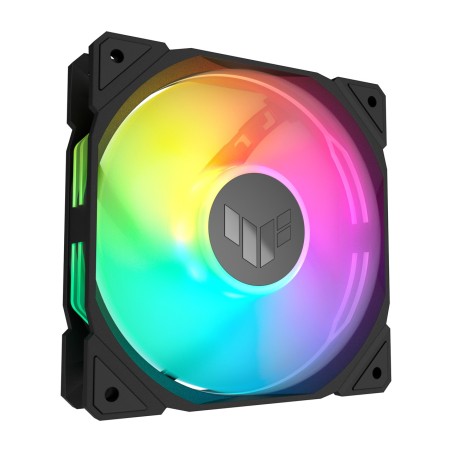 ventilador de caja para pc de aspas invertidas tuf-gaming tr120 argb reverse 120mm