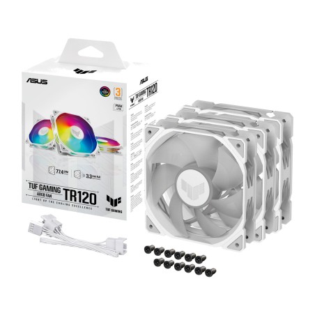 ventola per case pc tuf-gaming tr120 argb 120mm 3 uds
