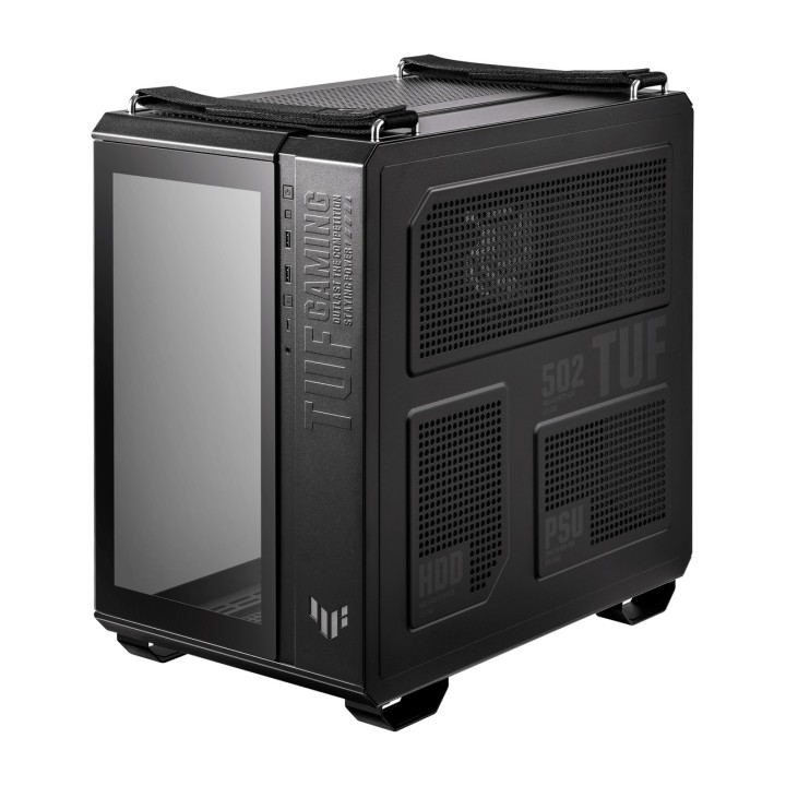 ASUS Caja de PC semitorre ATX con ventana TUF-GAMING GT502