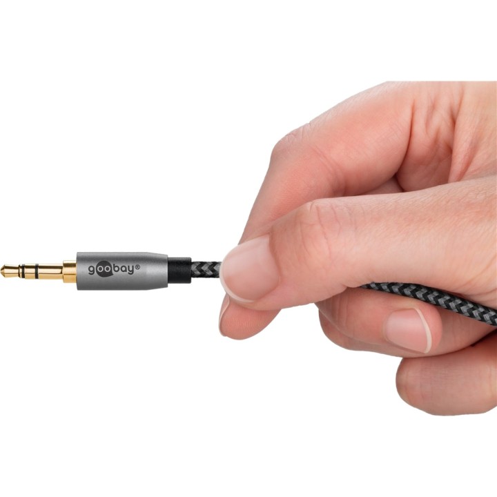 GOOBAY Cavo adattatore audio jack-RCA stereo PLUS AUX 3,5MM