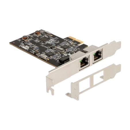 tarjeta de red pcie con 2 puertos rj45 x2 2,5gbe intel i225v 89392