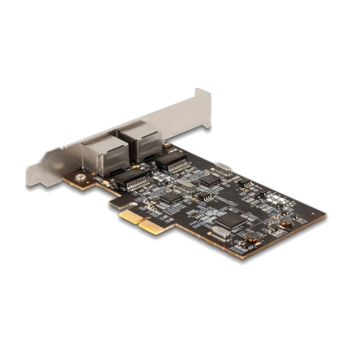 DELOCK Tarjeta de xarxa PCIe amb 2 ports RJ45 X2 2,5GBE