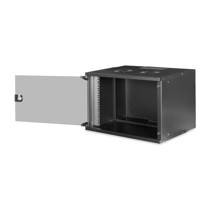 DIGITUS Armario rack de pared con puerta cristal SOHO