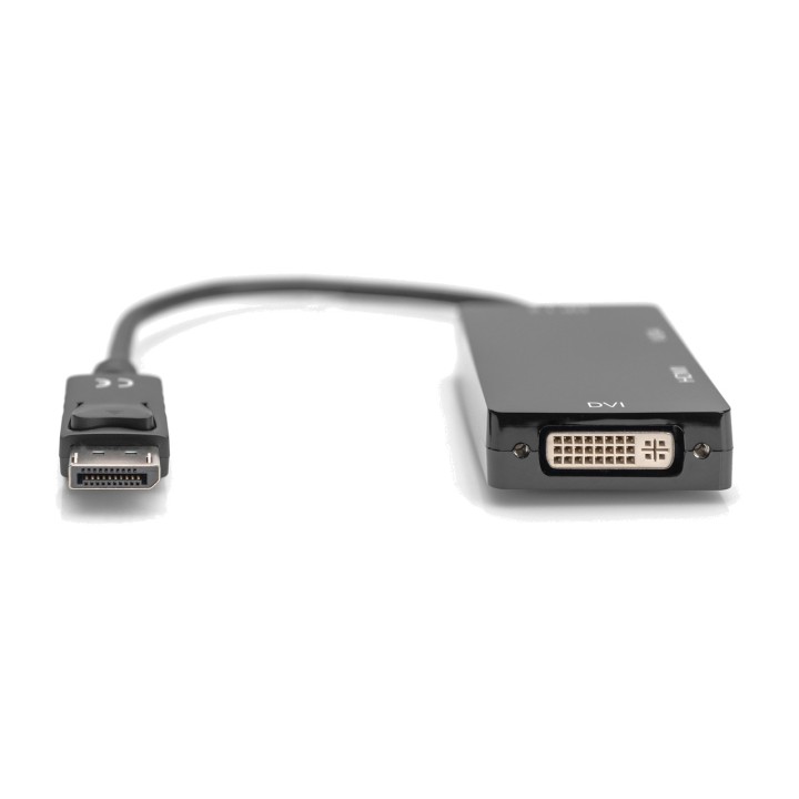DIGITUS Adaptador multipuerto DisplayPort a HDMI, DVI y VGA