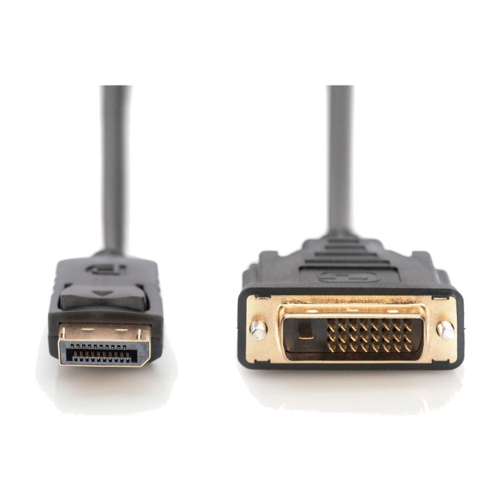DIGITUS DisplayPort to DVI-D adapter cable with locking