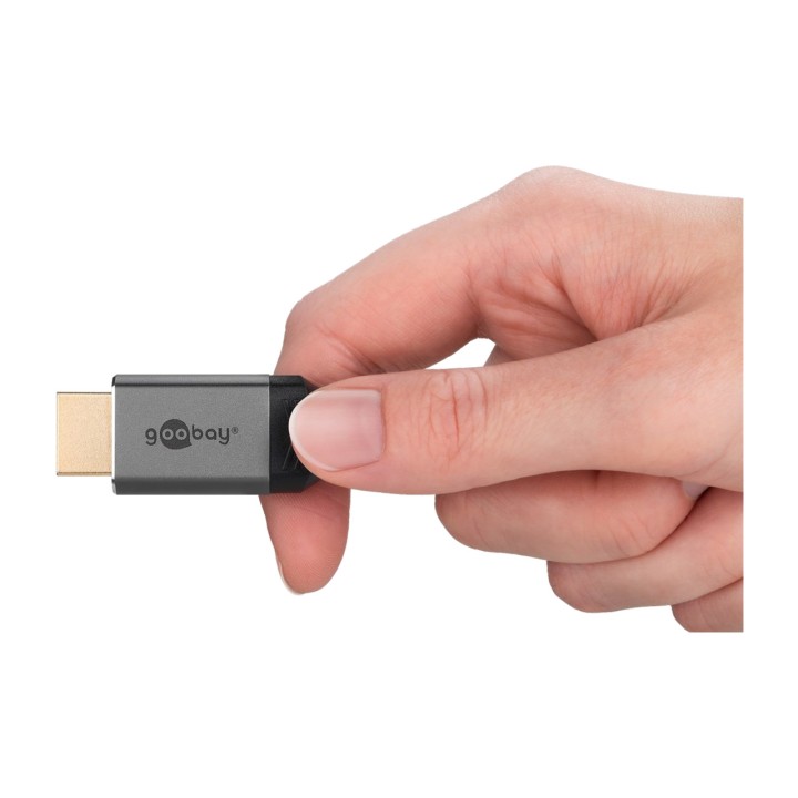 GOOBAY Geflochtenes DisplayPort-auf-HDMI-Adapterkabel PLUS
