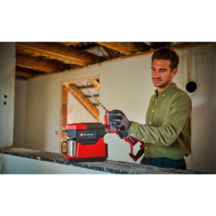 EINHELL Cafetera portátil inalámbrica sin batería ni