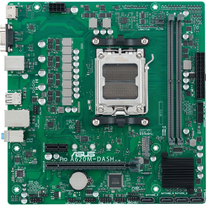 ASUS Micro-ATX-Mainboard für AMD PRO A620M-DASH-CSM AM5