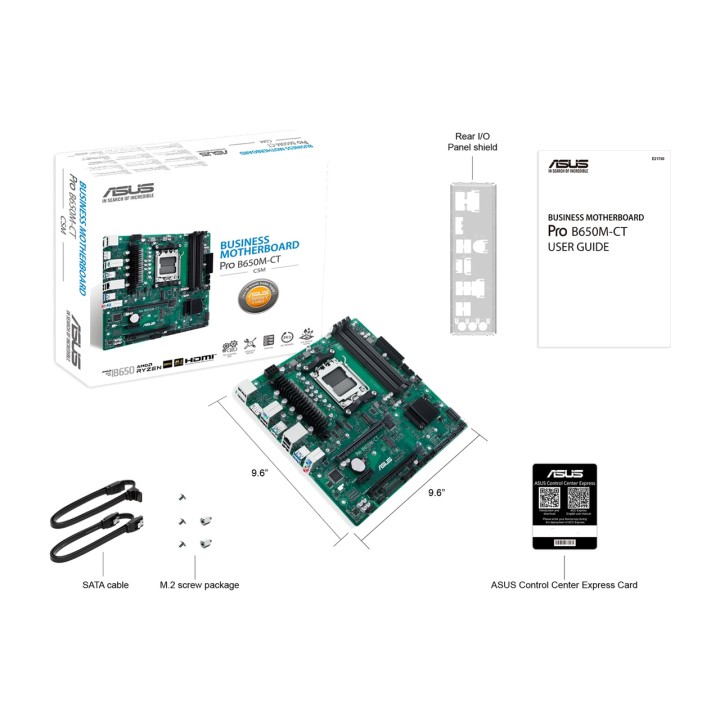 ASUS Placa base micro ATX para AMD PRO B650M-CT-CSM AM5