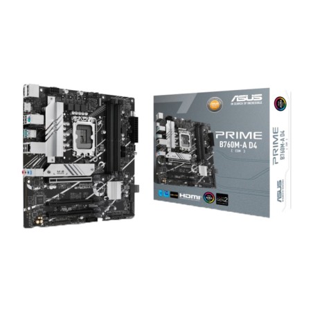 placa base micro atx para intel prime b760m-a d4-csm lga1700
