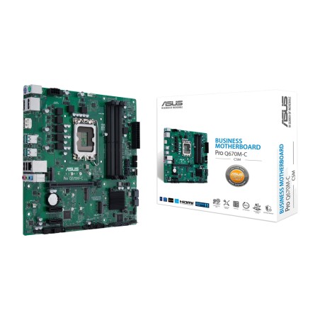 carte mère micro atx pour intel pro q670m-c-csm lga1700