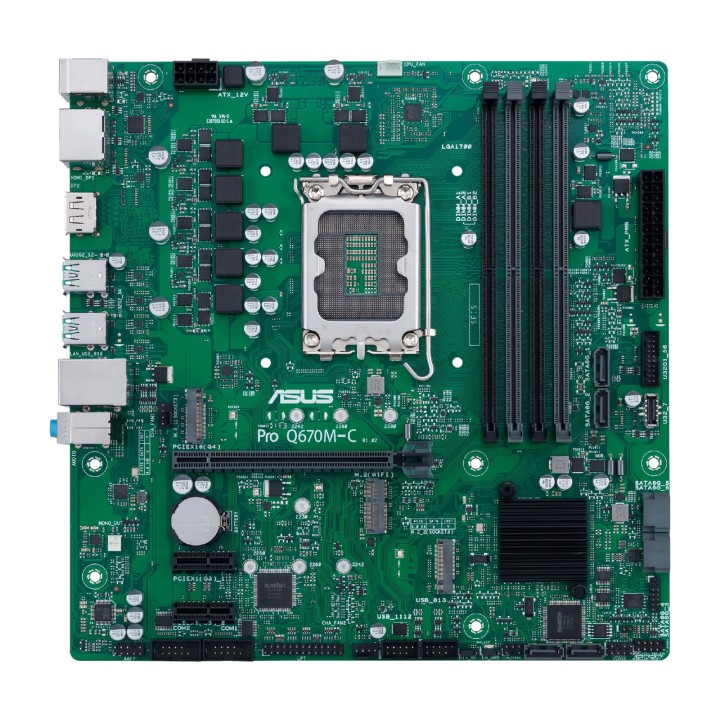 ASUS Micro ATX motherboard for Intel PRO Q670M-C-CSM LGA1700