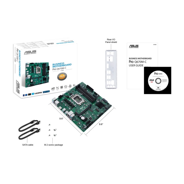 ASUS Carte mère micro ATX pour Intel PRO Q670M-C-CSM LGA1700