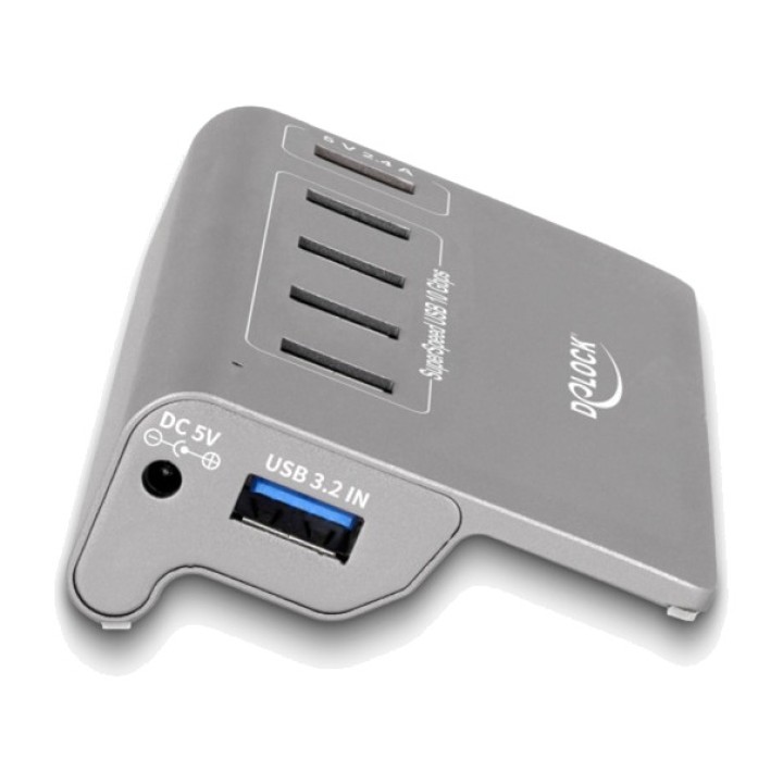 DELOCK Hub USB a 4 porte con porta di ricarica rapida 3.2