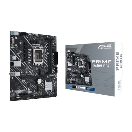 placa base micro atx para intel prime h610m-e d4-csm lga1700