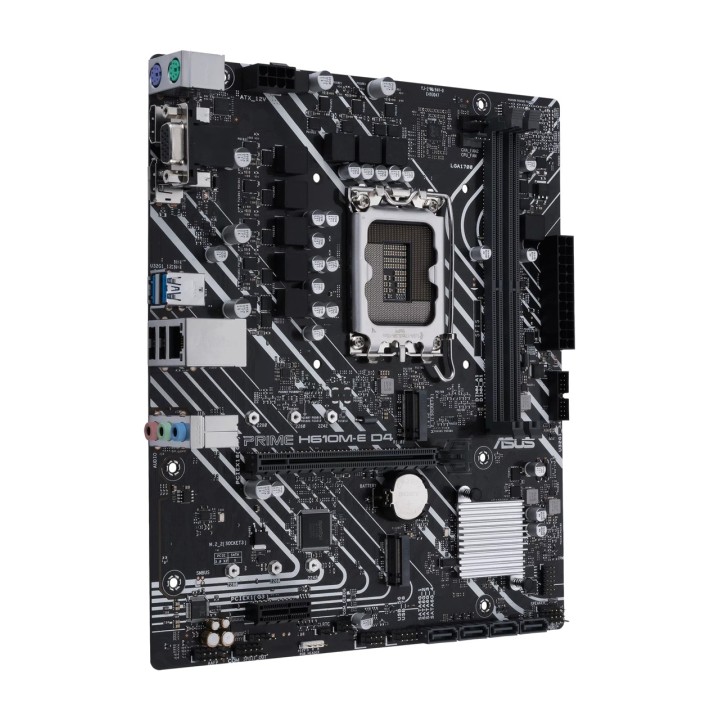 ASUS Placa base micro ATX para Intel PRIME H610M-E D4-CSM