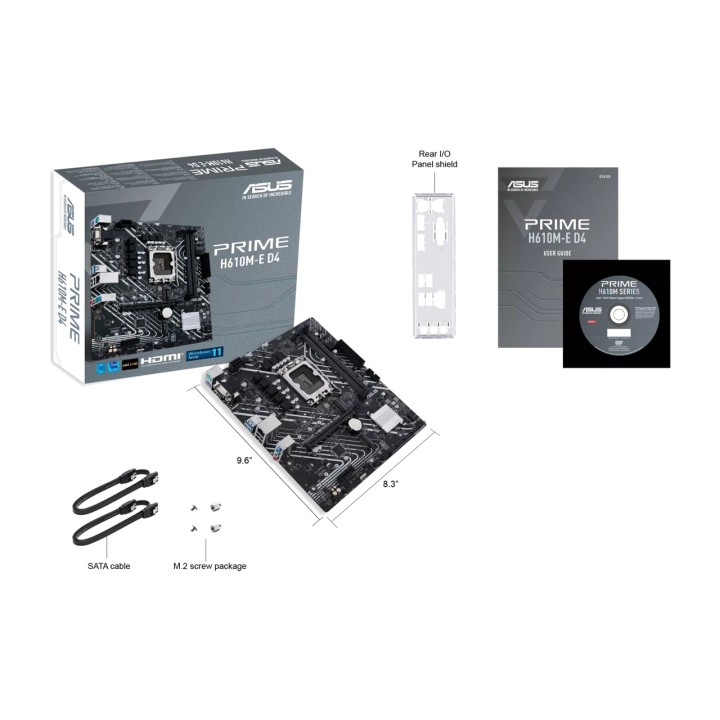 ASUS Micro-ATX-Mainboard für Intel PRIME H610M-E D4-CSM