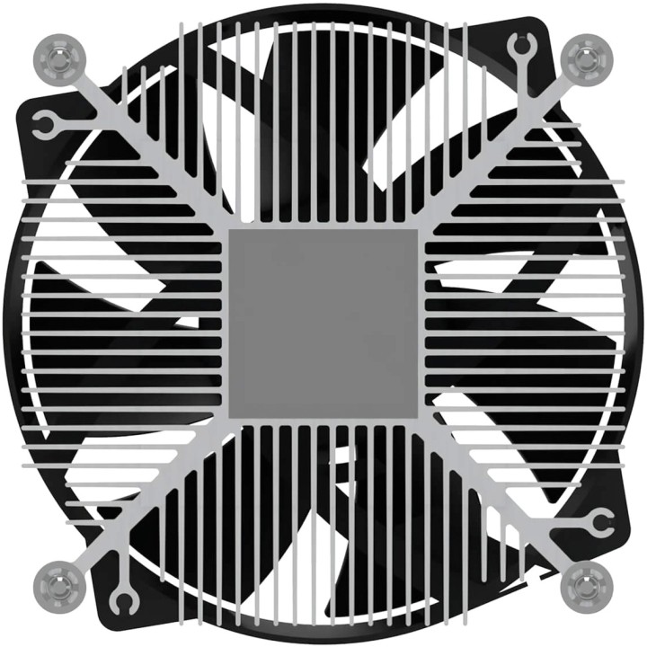 EKL Dissipateur thermique pour CPU à profil bas 22225