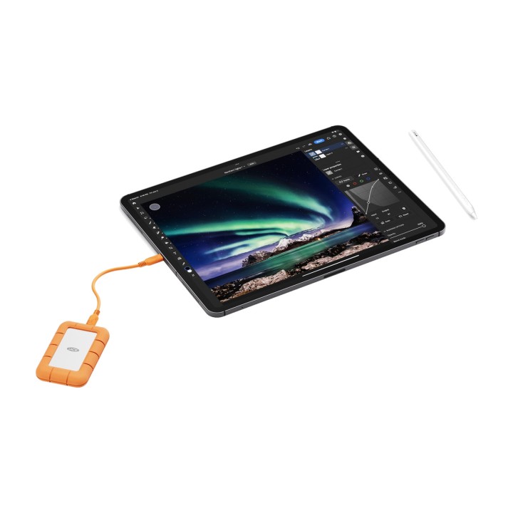 LACIE Disco de estado sólido externo USB-C RUGGED-MINI-SSD-2TB 100040448