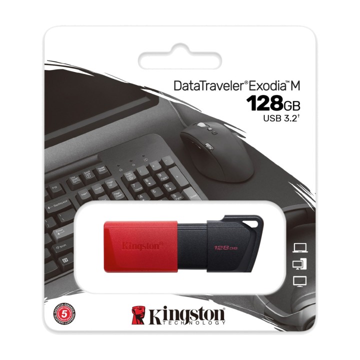 KINGSTON Chiavetta USB DATATRAVELER-EXODIA-M-128GB 3.2
