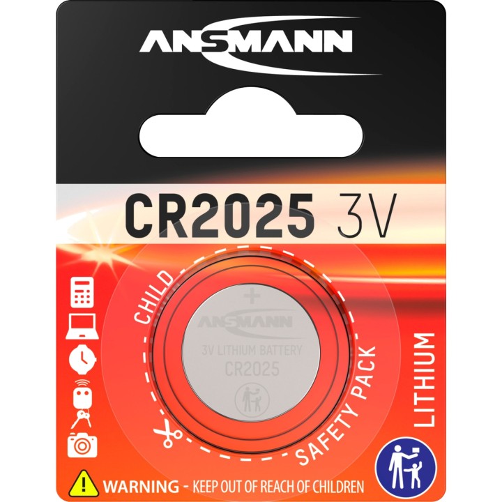 ANSMANN Lithium-knapcelle CR2025 3V 5020142 152145