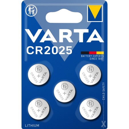 baterie tip buton cu litiu cr2025 3v 5 uds 06025101415