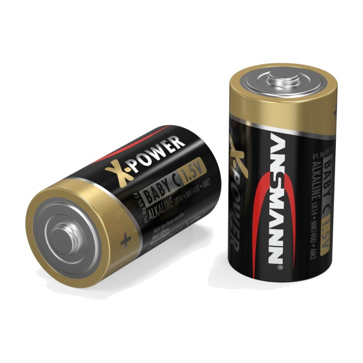 ANSMANN Αλκαλική μπαταρία C LR14 1,5V 2 UDS 5015623 1019843