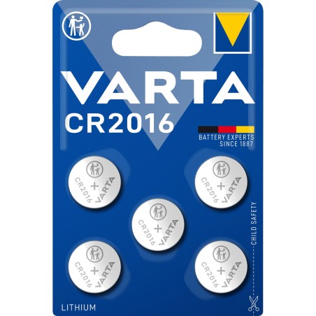 pile bouton au lithium cr2016 3v 5 uds 06016101415
