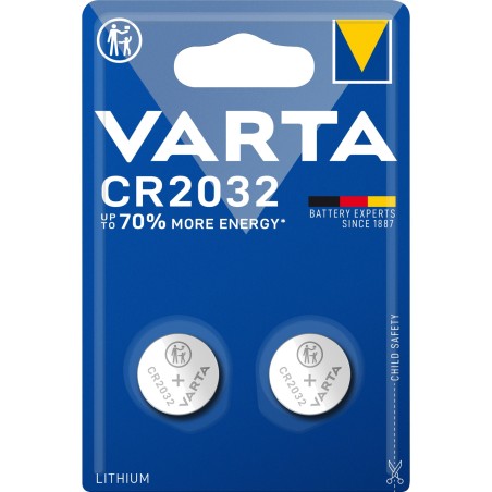 knoflíková baterie lithium cr2032 3v 2 uds 06032101402