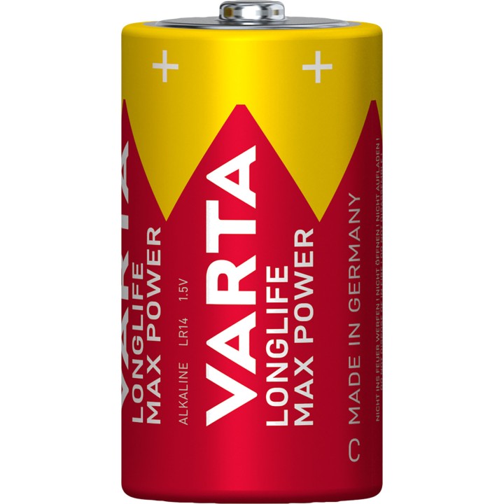 VARTA Αλκαλική μπαταρία LONGLIFE MAX POWER C LR14 2 UDS