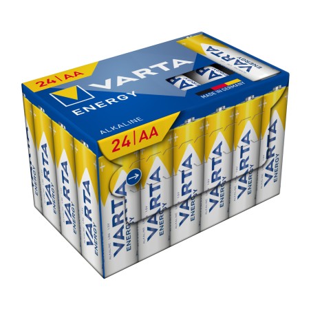 alkalisk batteri energy aa lr6 24 uds