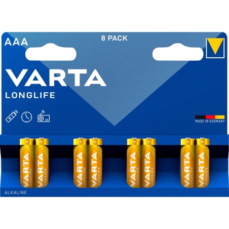 alkaline battery longlife-aaa lr03 8 uds