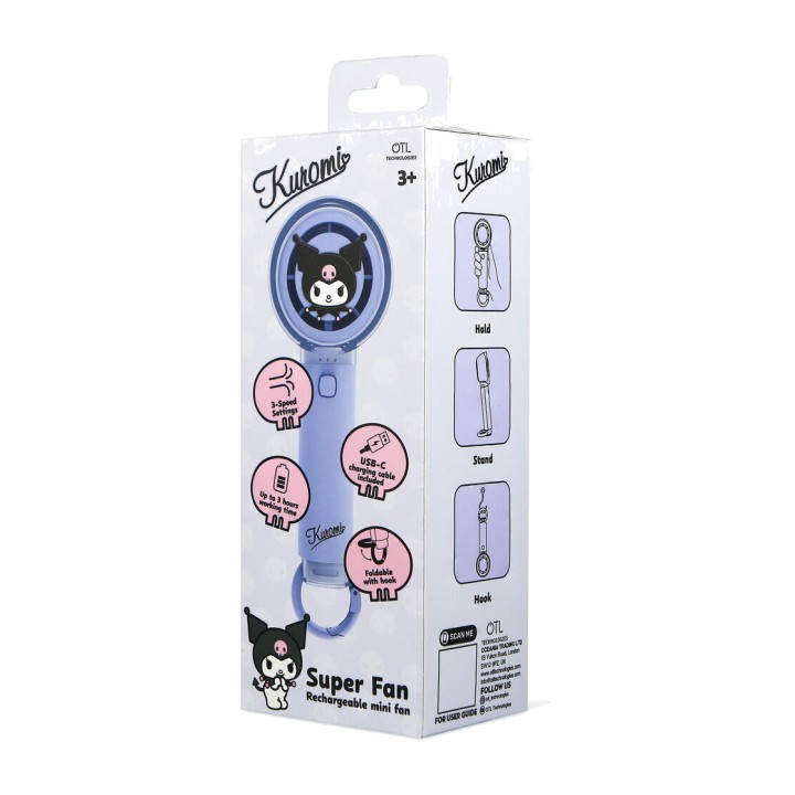 OTL TECHNOLOGIES Bæredygtig håndventilator HELLO KITTY