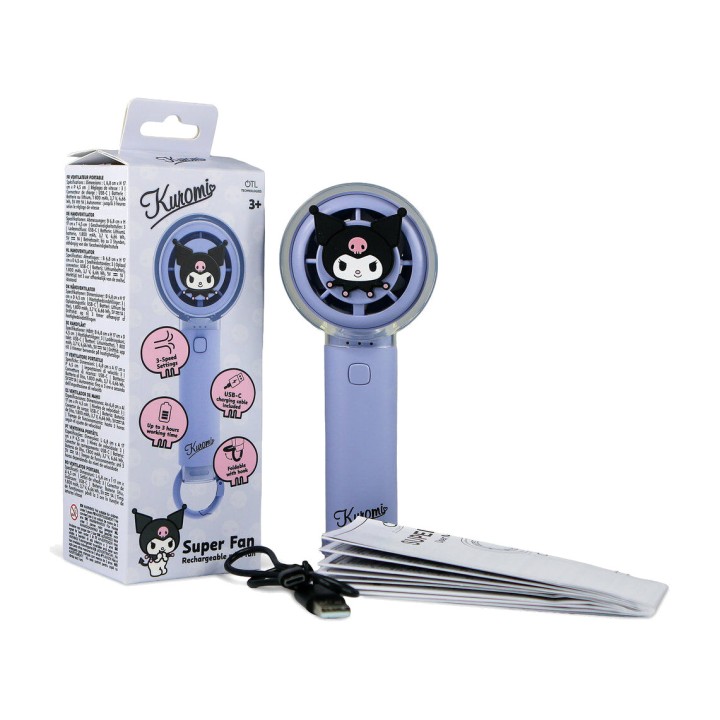 OTL TECHNOLOGIES Bæredygtig håndventilator HELLO KITTY
