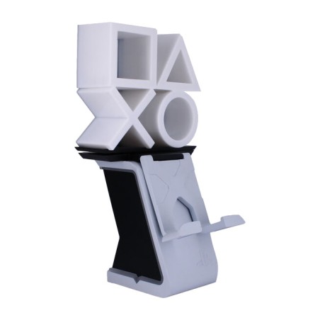 supporto di carica illuminato per joystick e smartphone con figura cable guy ikon playstation sony 20 cm