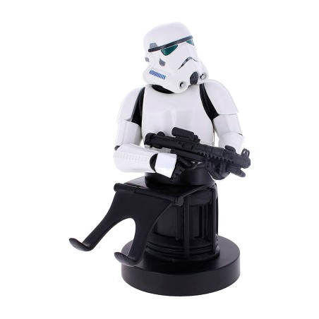 suporte para controle e celular com figura cable guy star wars imperial stormtrooper 20 cm