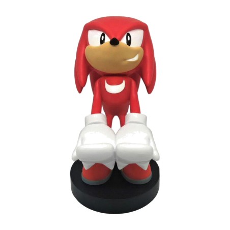soporte para mando y móvil con figura cable guy sonic knuckles 21 cm
