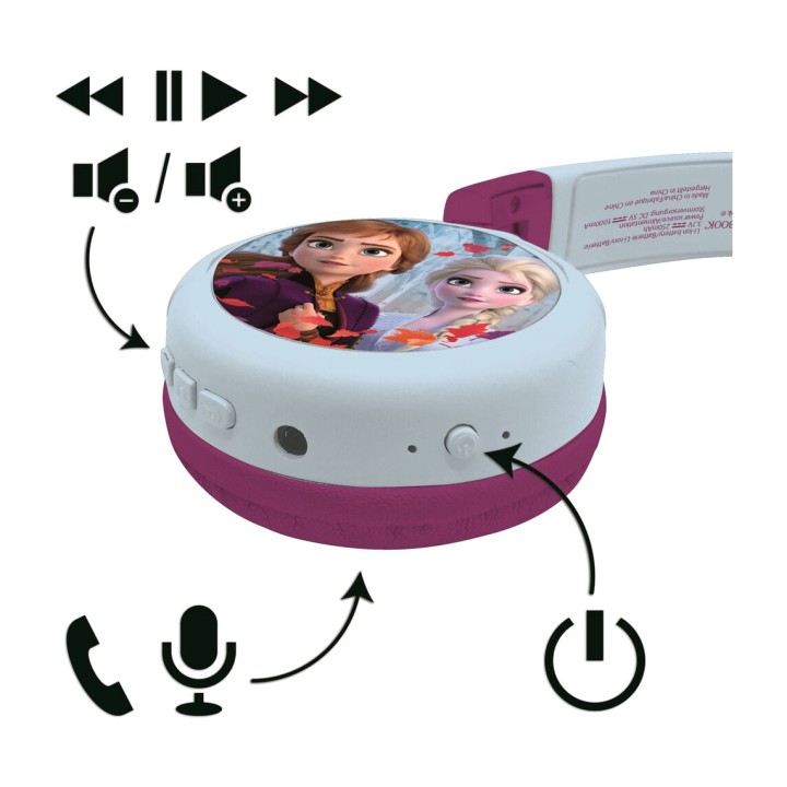LEXIBOOK Auriculares infantiles inalámbricos Bluetooth