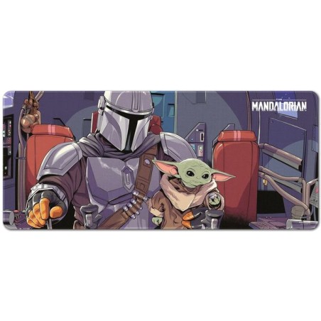 gaming musemåtte star wars the mandalorian y grogu 80x35 cm