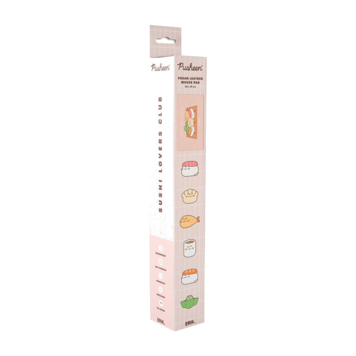 ERIK Tapete de rato gaming PUSHEEN SUSHI ROLL 35X60 CM