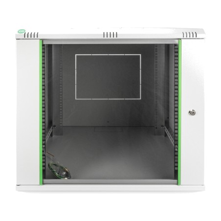 armadio rack da parete con porta in vetro temperato dynamic basic 19" 12u 600x600mm 60kg