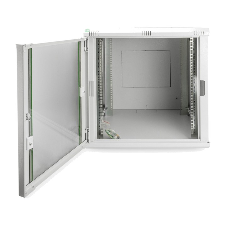 DIGITUS Wandrack mit Tür aus gehärtetem Glas DYNAMIC BASIC