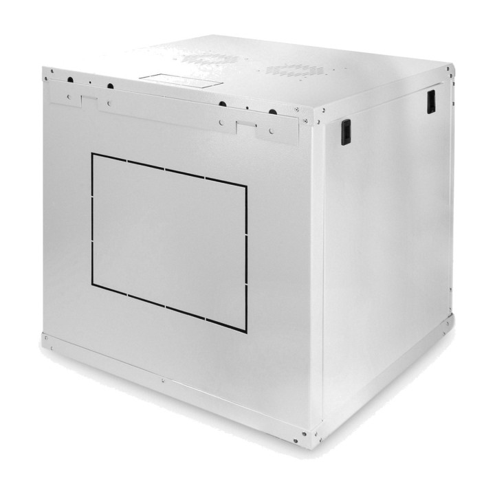 DIGITUS Armoire rack murale avec porte en verre trempé