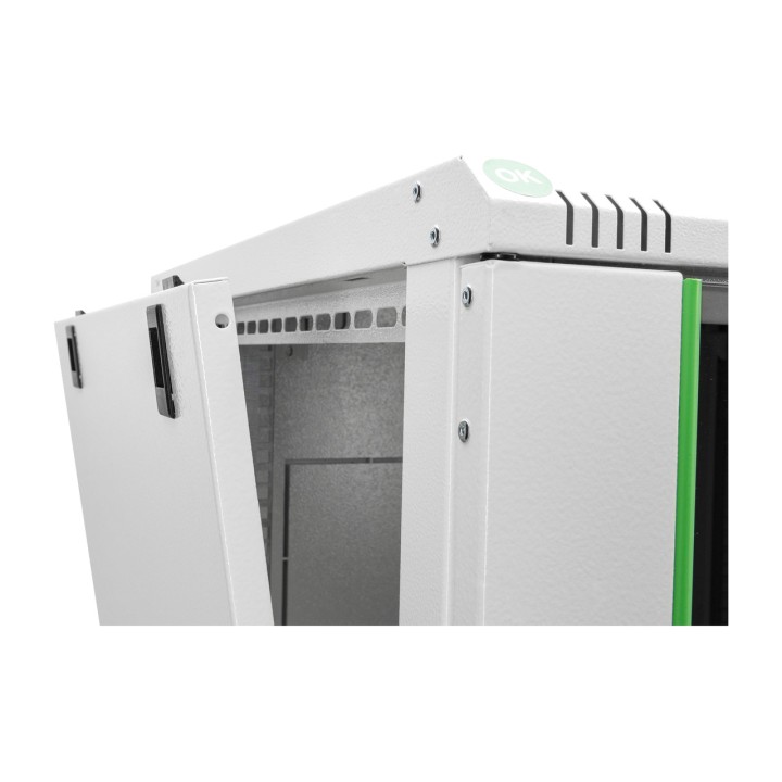 DIGITUS Armario rack de pared con puerta cristal templado DYNAMIC BASIC 19" 12U 600X600MM 60KG 1701538VAR